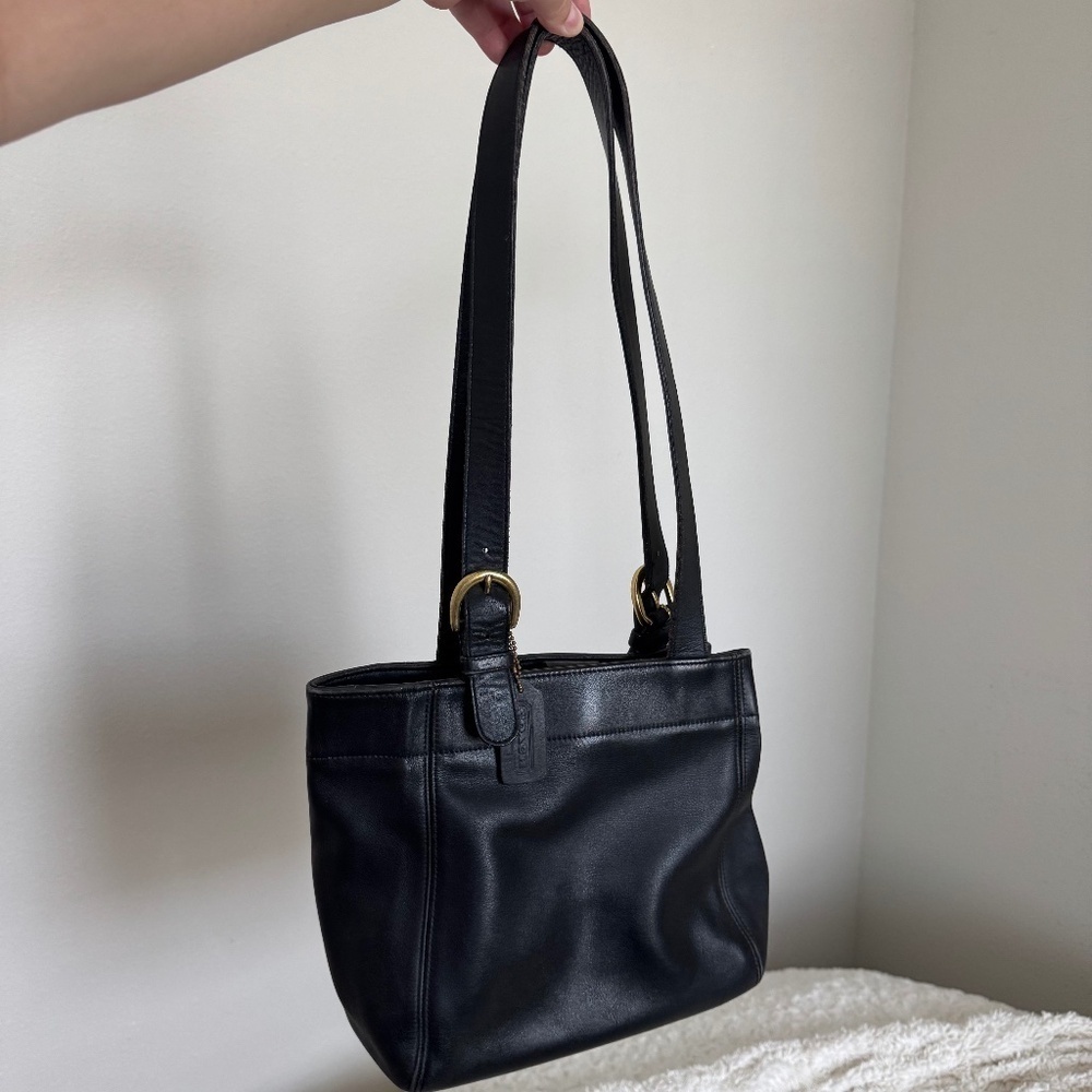 Vintage Coach Waverly Soho Buckle Bag Black 4157